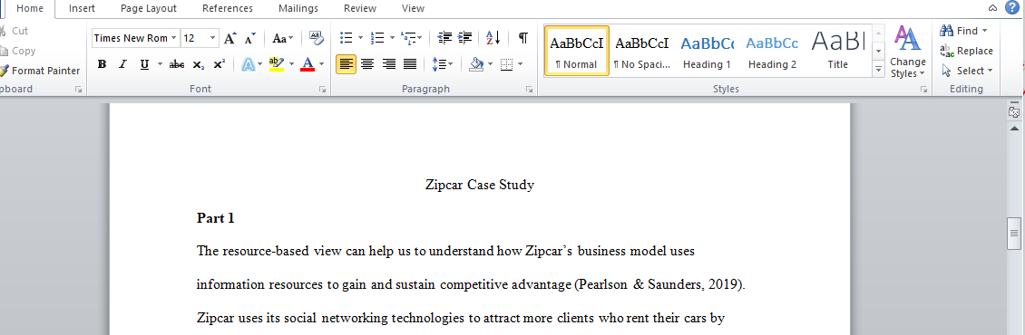 Zipcar Case Study