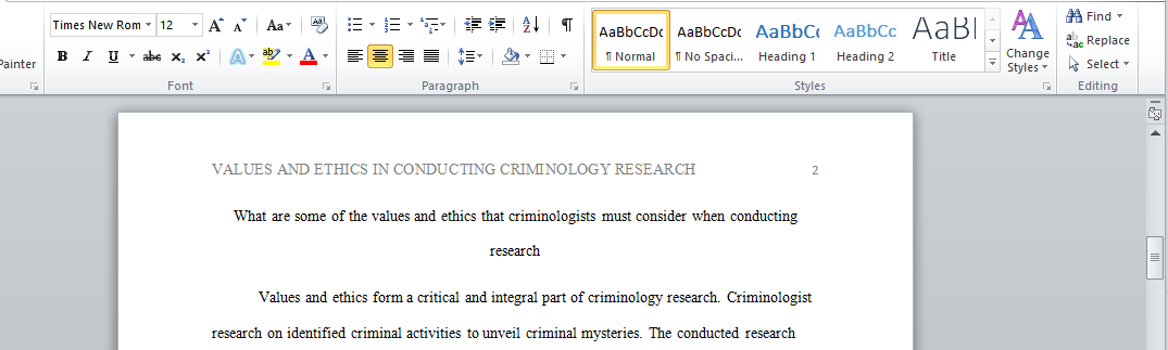 criminology