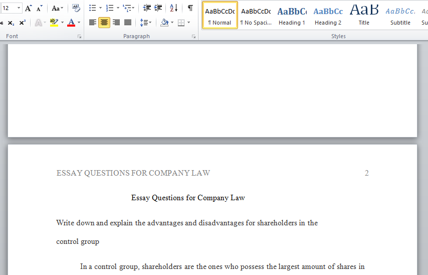 company law