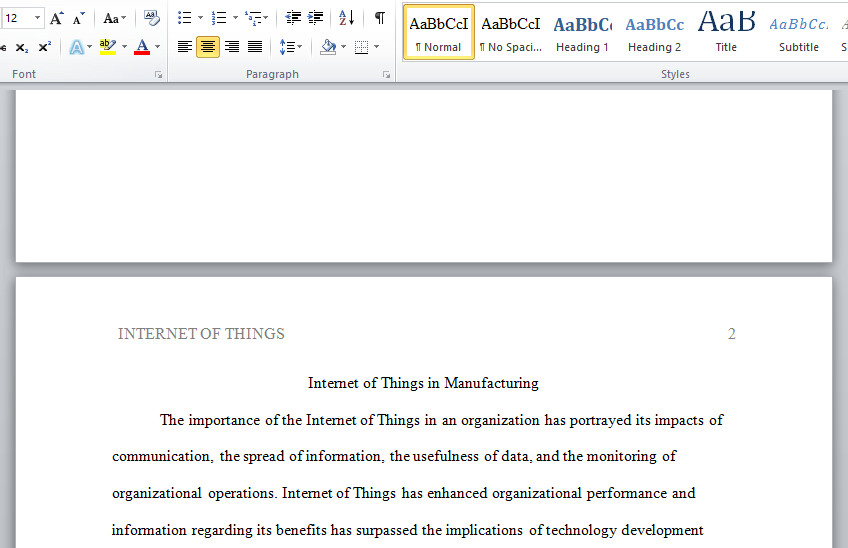 internet of things research paper