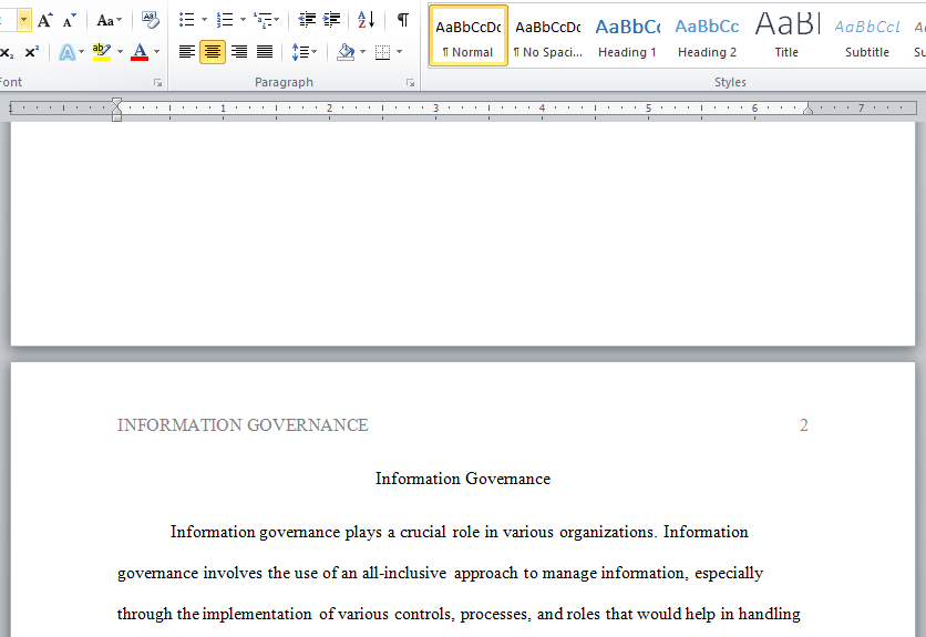 information governance